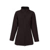 Outback Trading Womens Violet Softshell Coat Black-size 1X