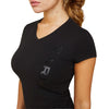 Ariat Womens Vertical Logo SS T-Shirt Black