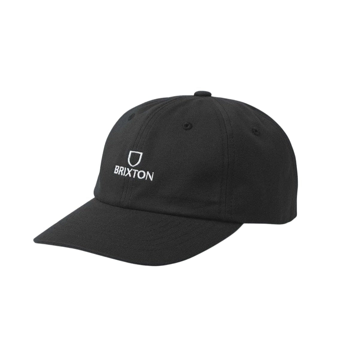 Brixton Alpha Net Plus Low Profile ADJ Cap - Black/White Rinse