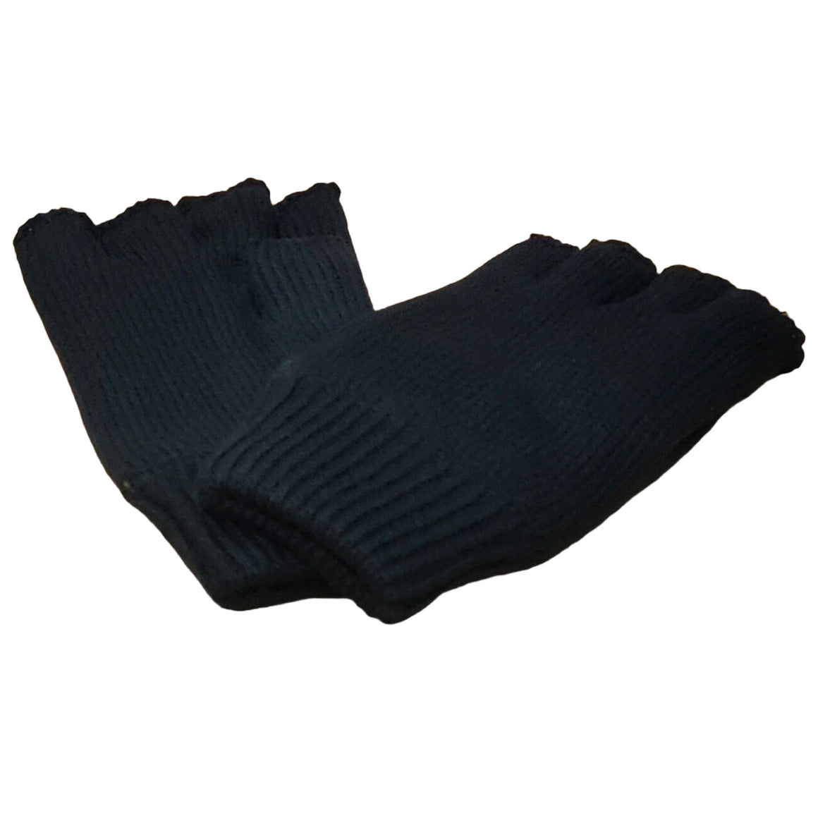 Avenel Acrylic Fingerless Glove Thinsulate Lining - Black