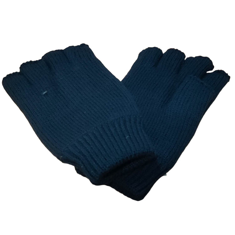 Avenel Acrylic Fingerless Glove With Thinsulate Lining - Navy