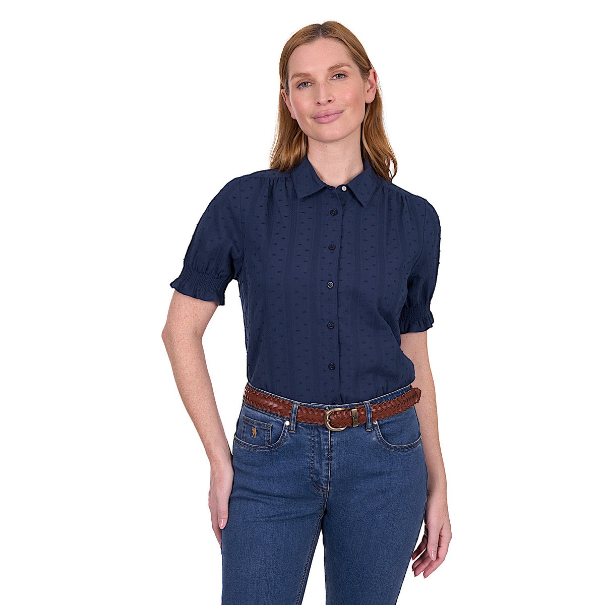 Thomas Cook Women’s Imogen Short Sleeve Shirt - Navy