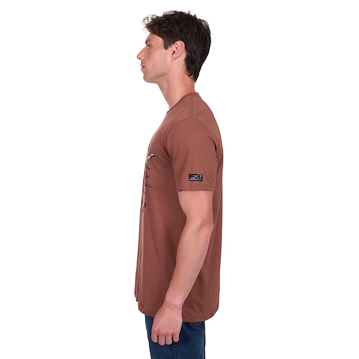 Pure Western Men’s Frank Tee - Rust