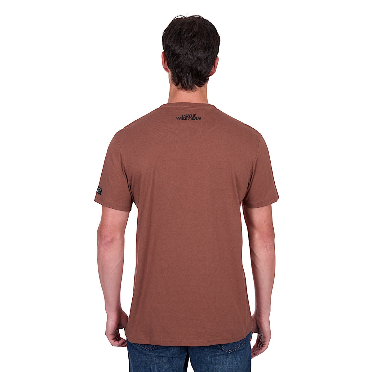 Pure Western Men’s Frank Tee - Rust