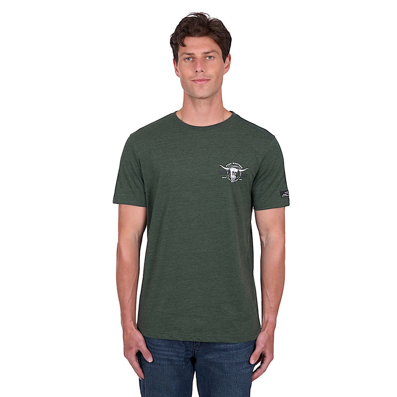 Pure Western Men’s Todd Tee - Green Marle