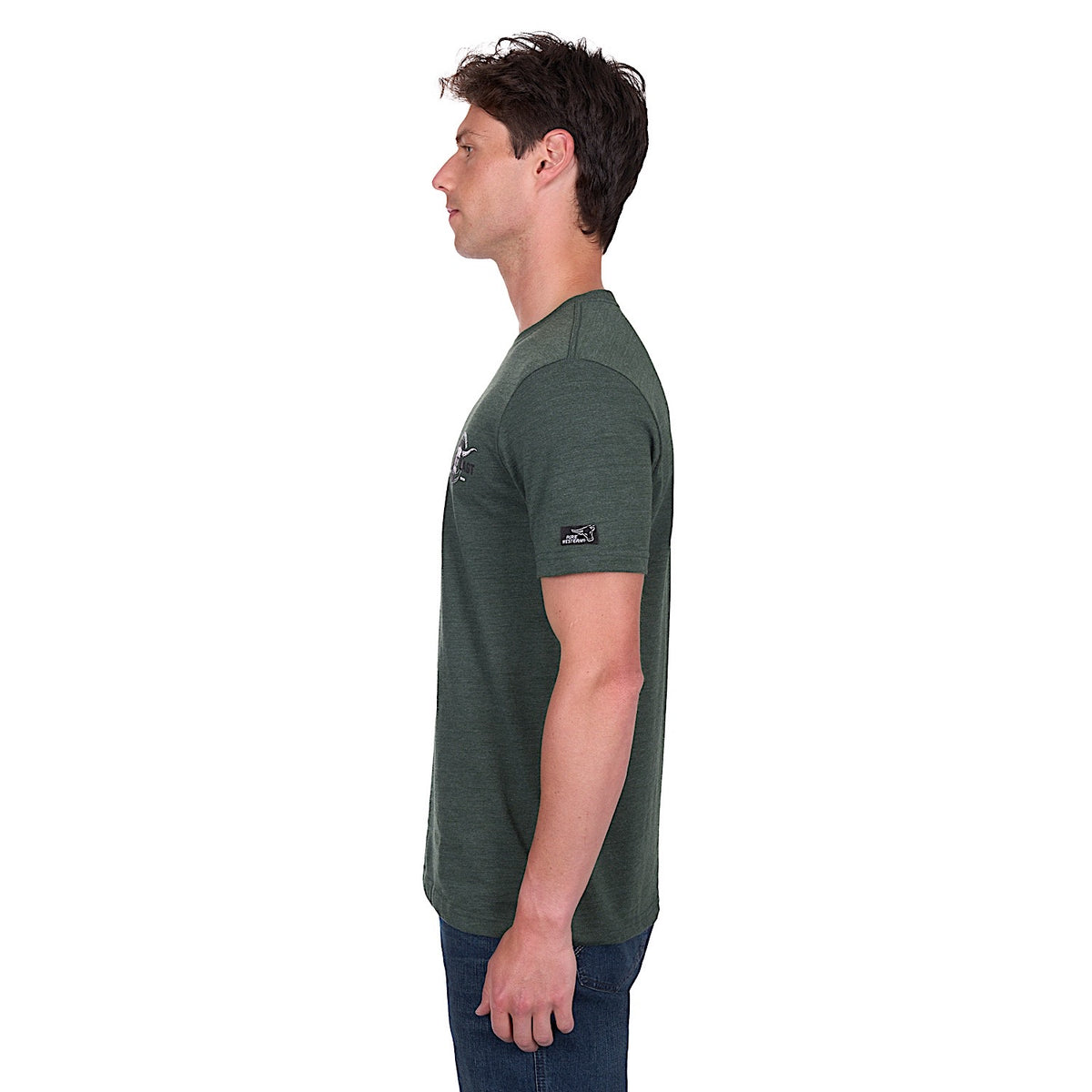 Pure Western Men’s Todd Tee - Green Marle
