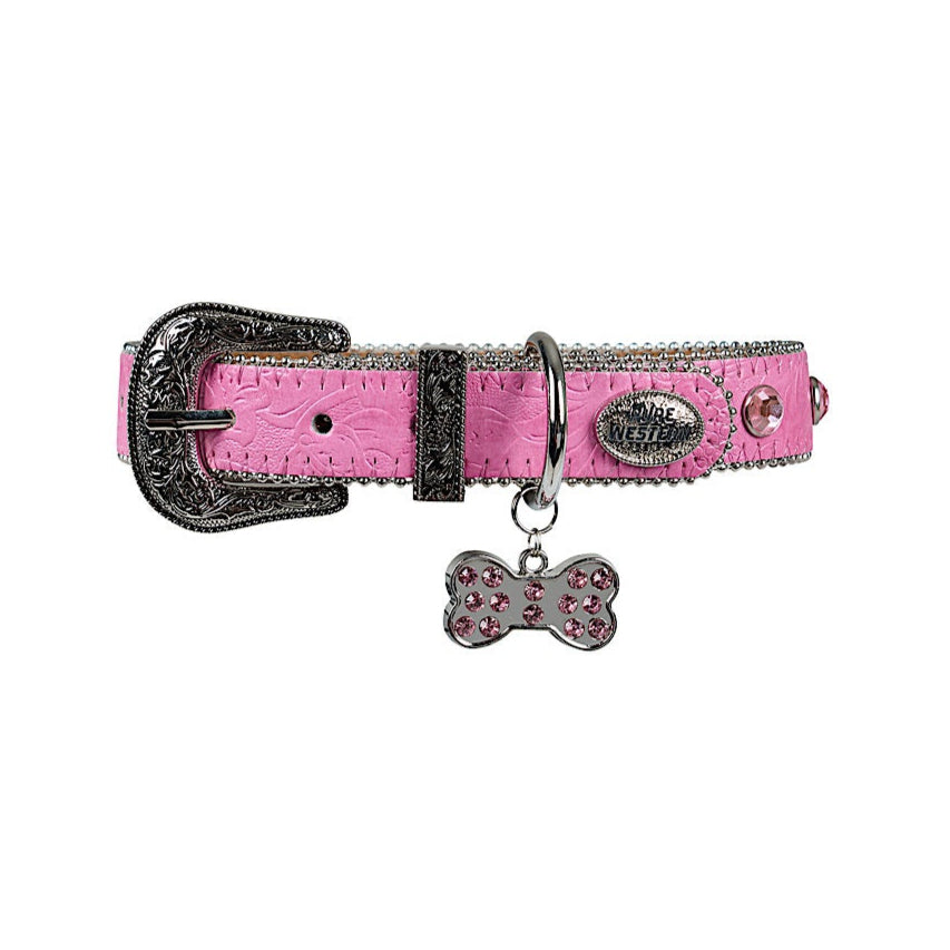 Pure Western Tilly Dog Collar - Pink