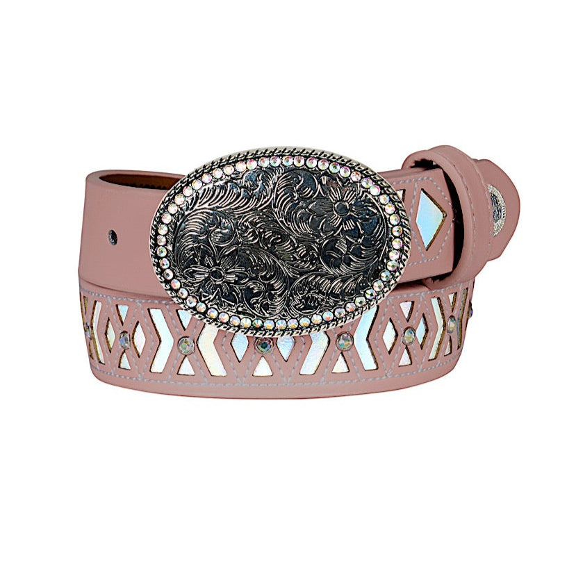 Pure Western Kid’s Candy Belt - Pink