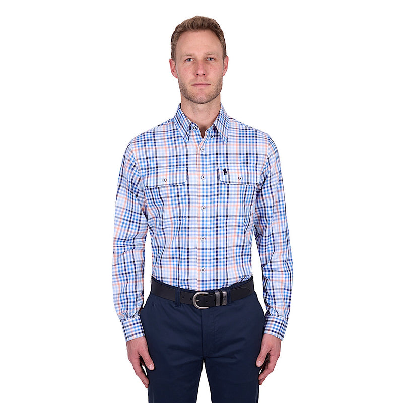 Thomas Cook Men’s Mark Shirt - Navy/Melon