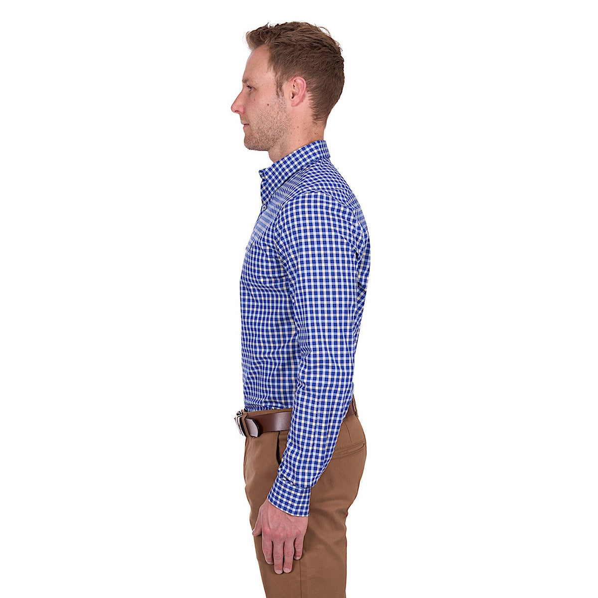 Thomas Cook Men’s James Tailored Shirt - Royal/Yellow