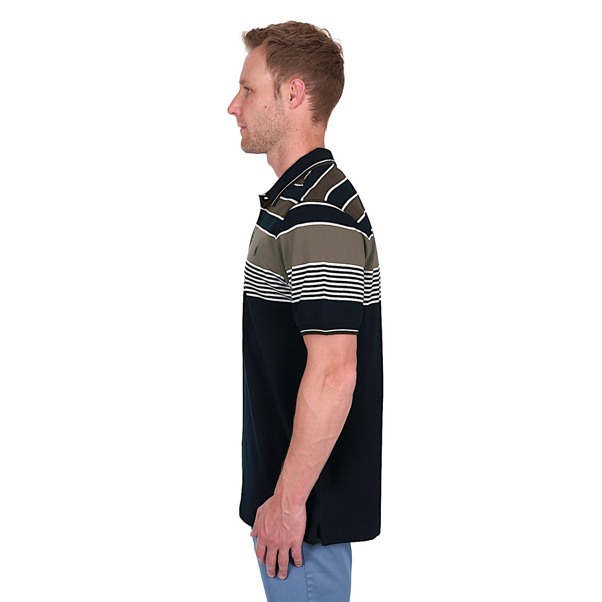 Thomas Cook Men’s Josua Polo - Navy/Tan