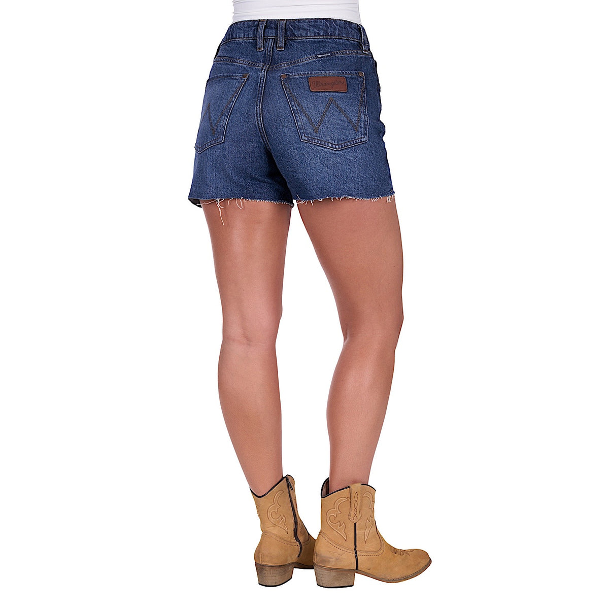 Wrangler Women’s Samantha Hi Rise Short - Vintage Indigo