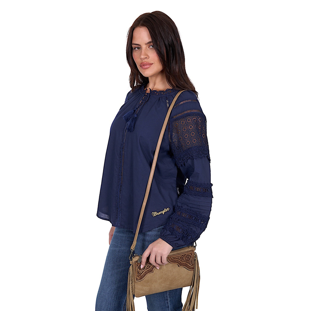 Wrangler Women’s Tamara Blouse - Navy