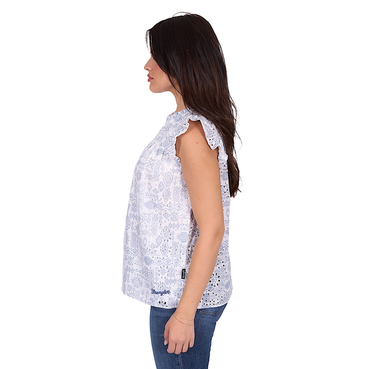 Wrangler Women’s Harlow Blouse - Blue
