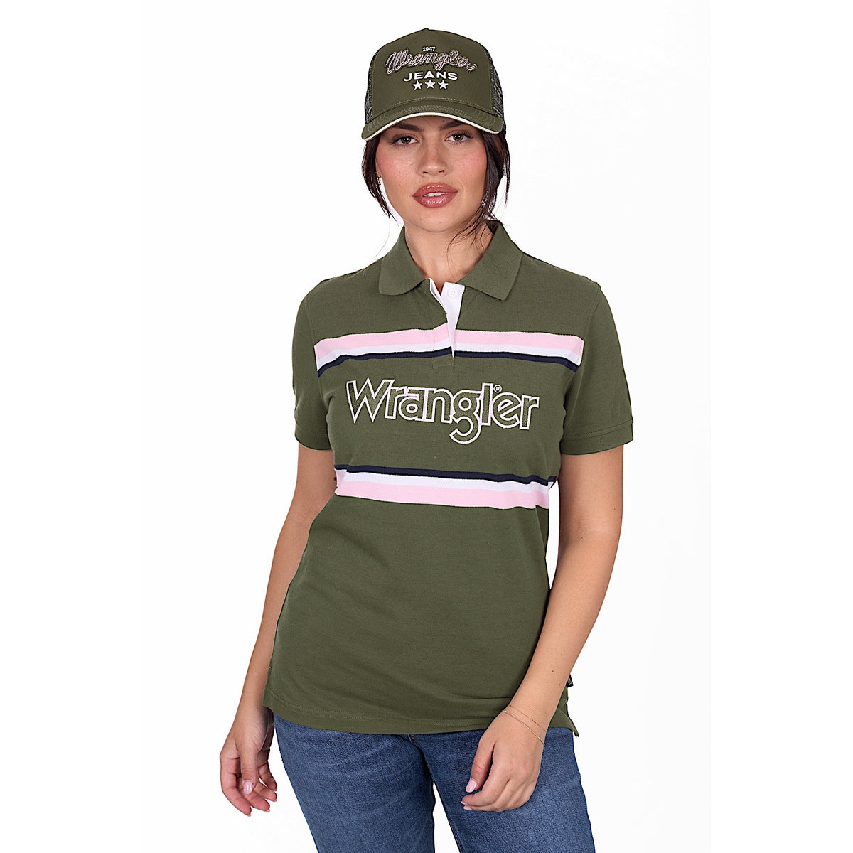 Wrangler Women’s Hallie Polo - Olive
