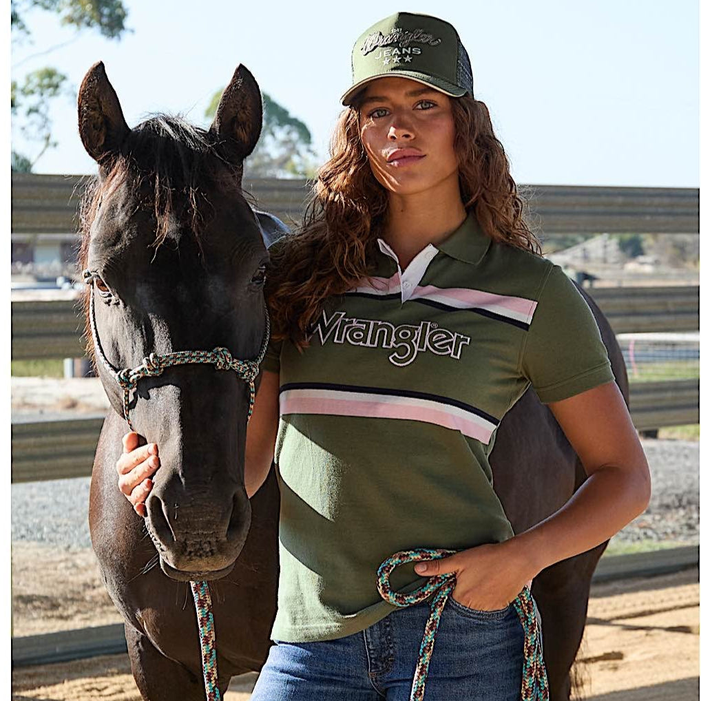 Wrangler Women’s Hallie Polo - Olive