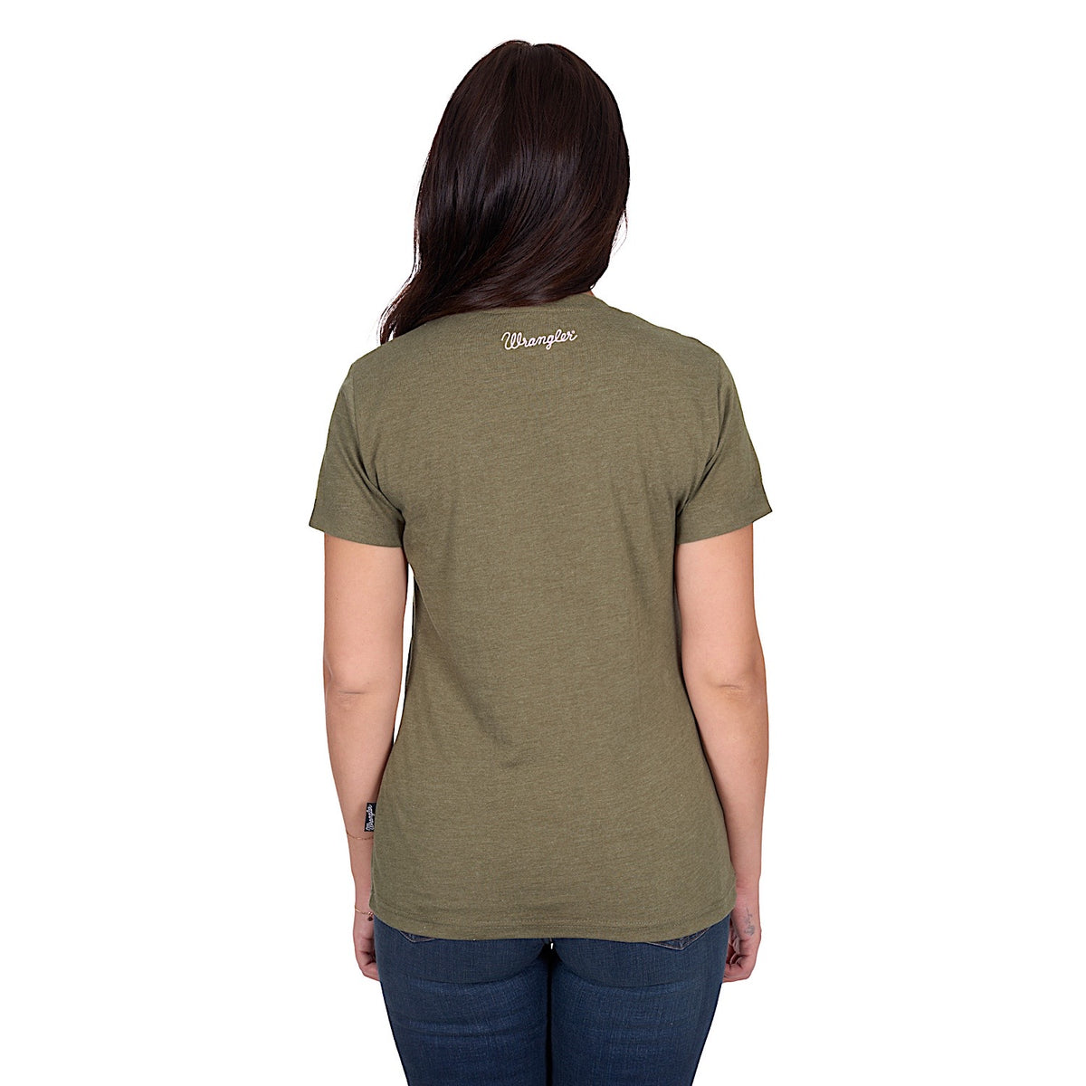Wrangler Women’s Jenny Tee - Khaki Marle