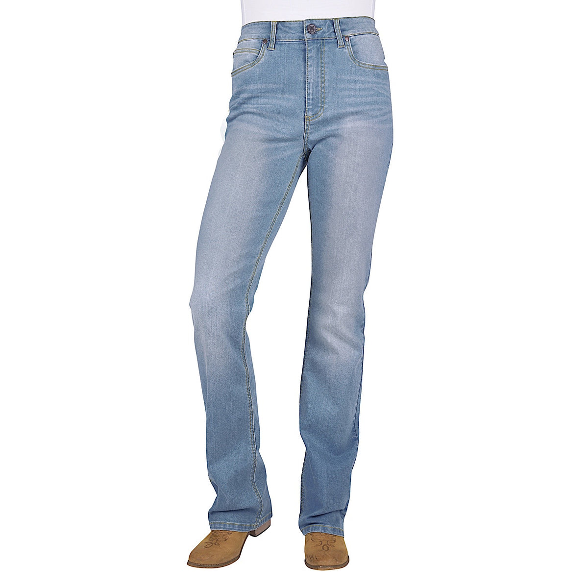 Wrangler Women’s Dillen Hi Rise Jean 34L - Sky