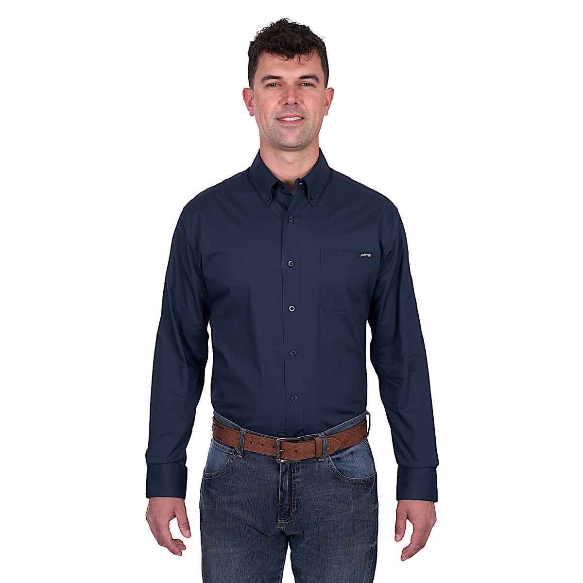 Wrangler Men’s Brad Shirt - Navy