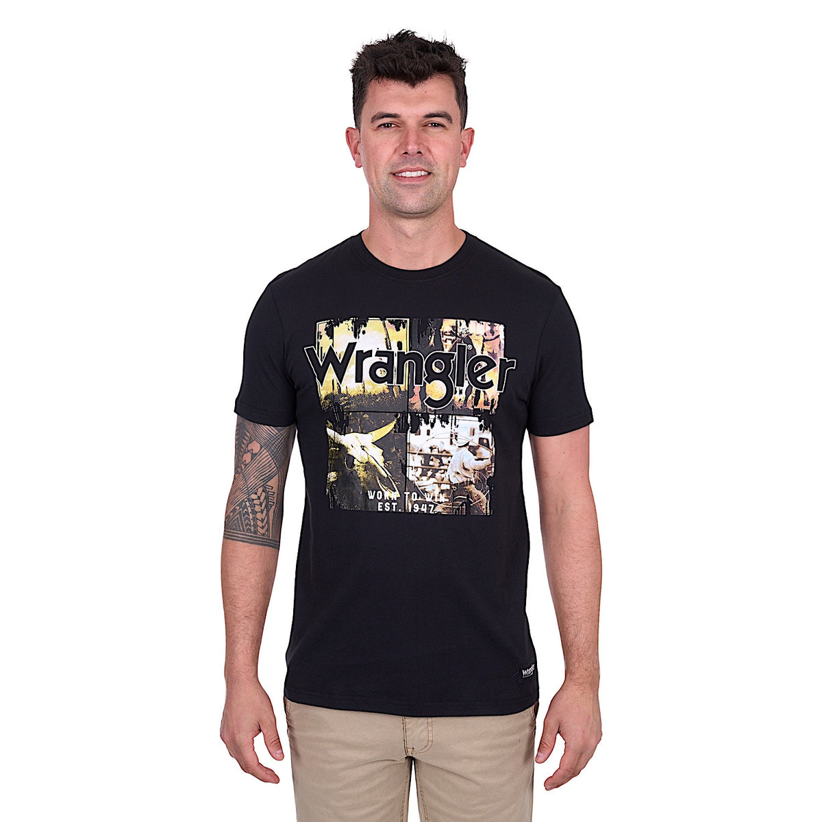 Wrangler Men’s Luis Tee - Black
