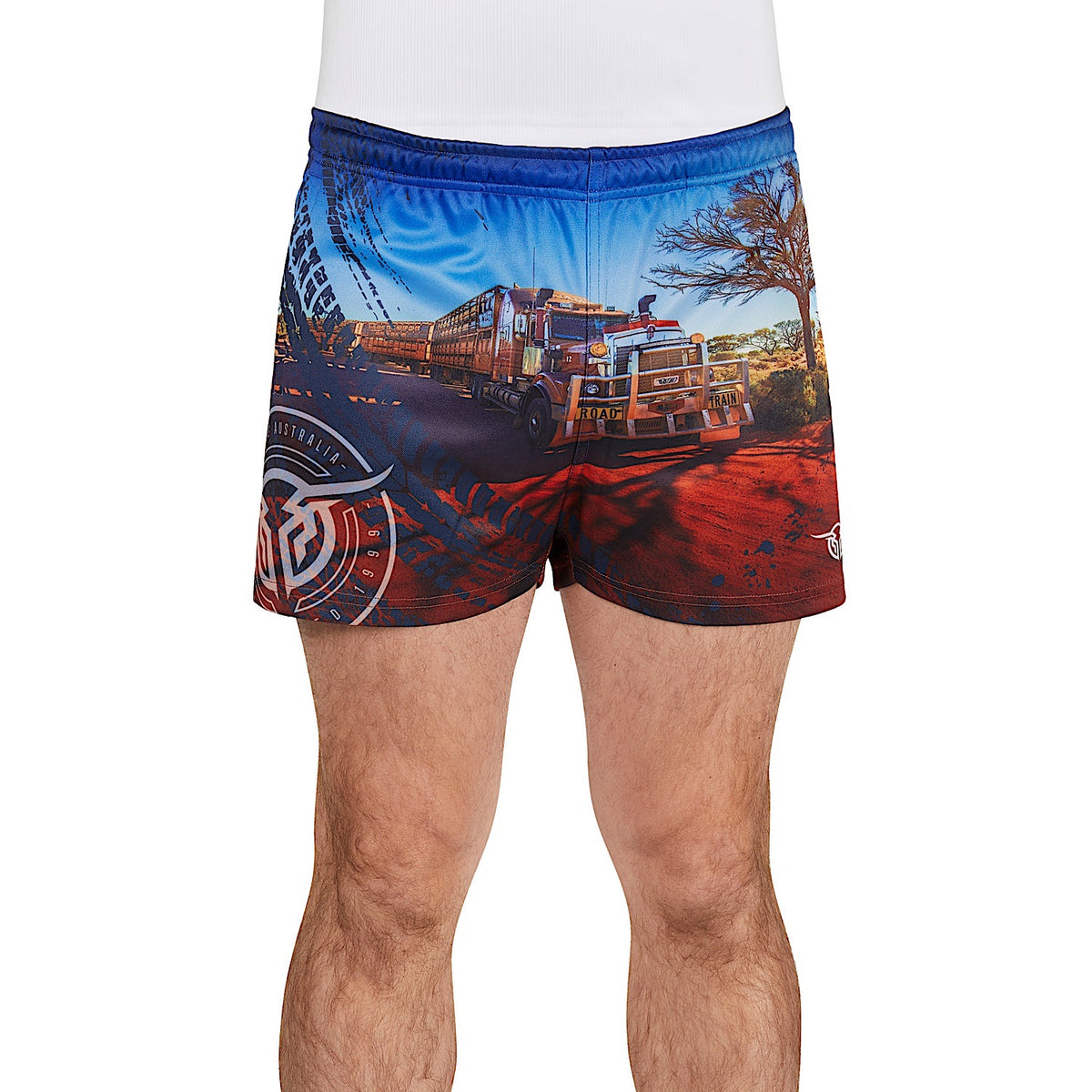 Bullzye Men's Road Train Sports Short - Multi