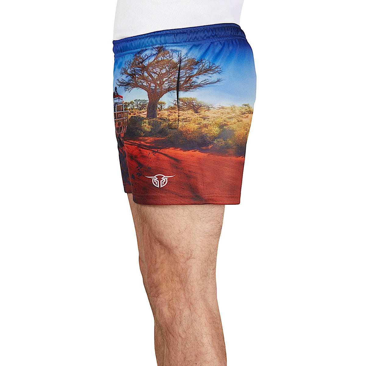 Bullzye Men's Road Train Sports Short - Multi