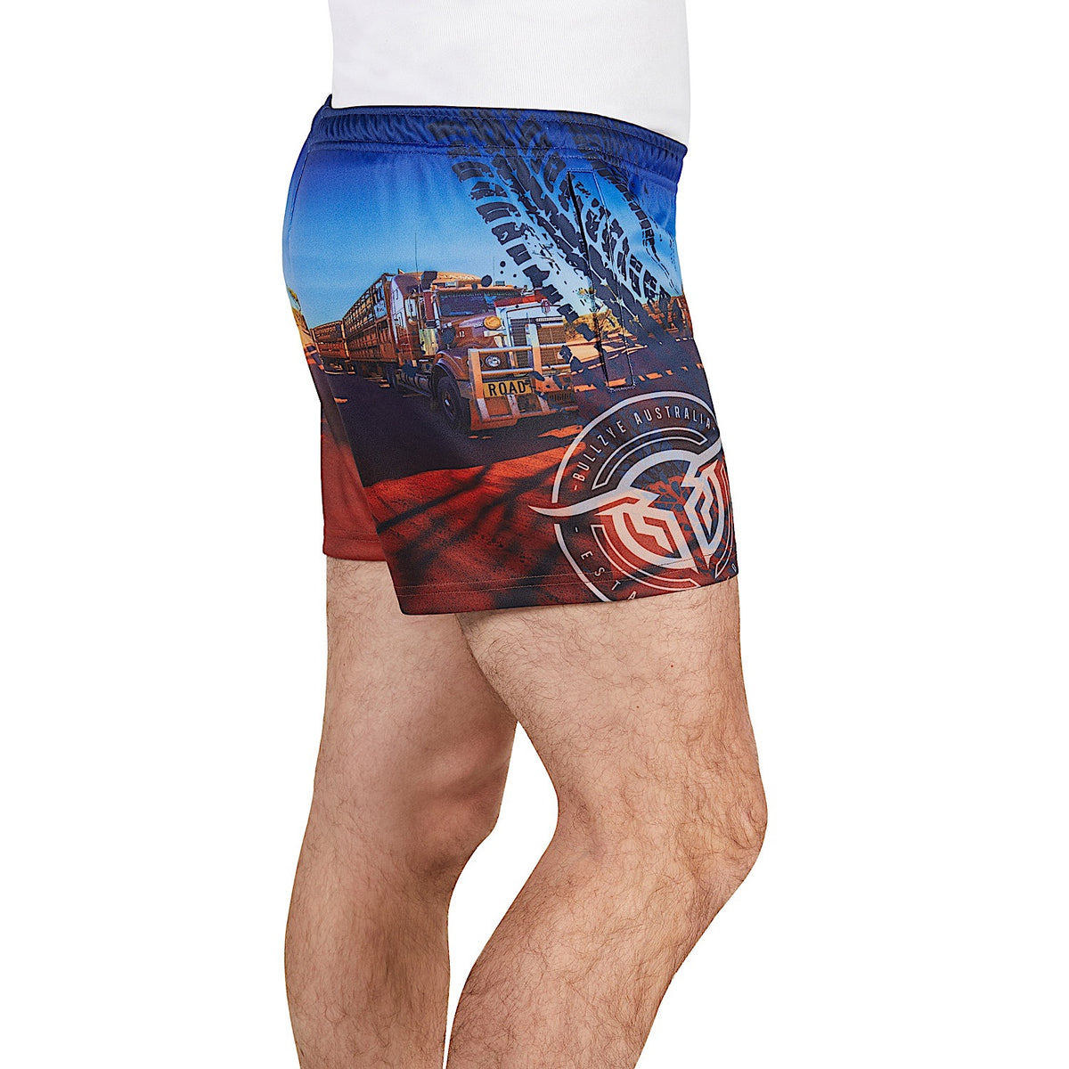 Bullzye Men's Road Train Sports Short - Multi