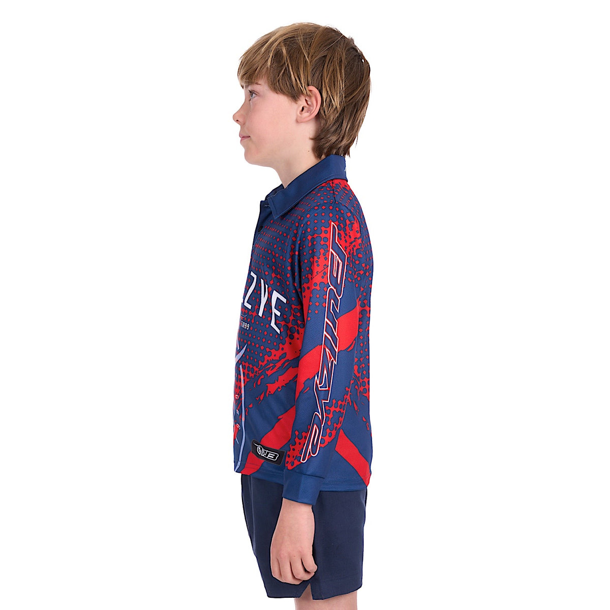 Bullzye Boy's Bullzye Long Sleeve Fishing Shirt - Multi