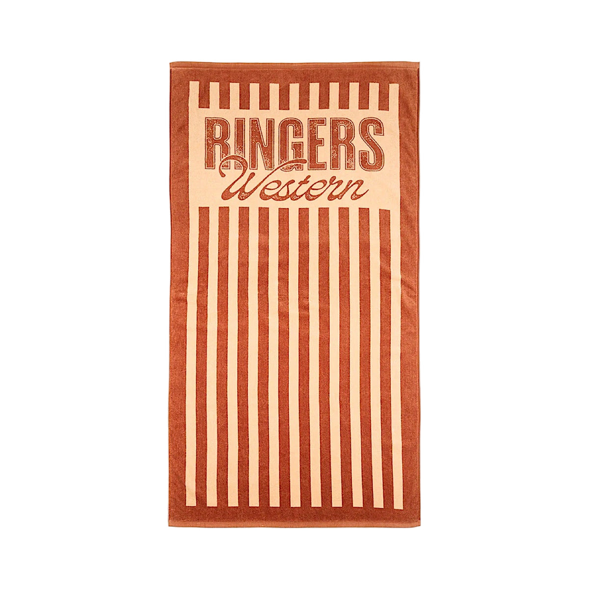 Ringers Western Oceanic Striped Cotton Towel - Tan