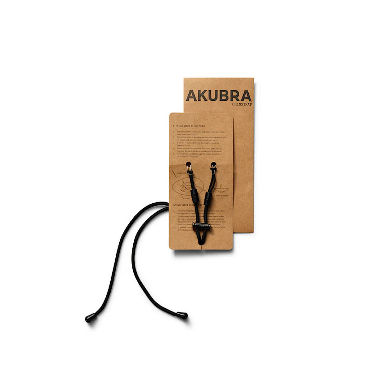 Akubra Chinstrap Black
