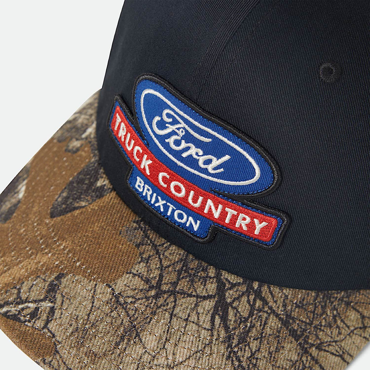 Brixton Ford Truck Country Mid Profile Snapack Cap - Burnt Rubber/Camo
