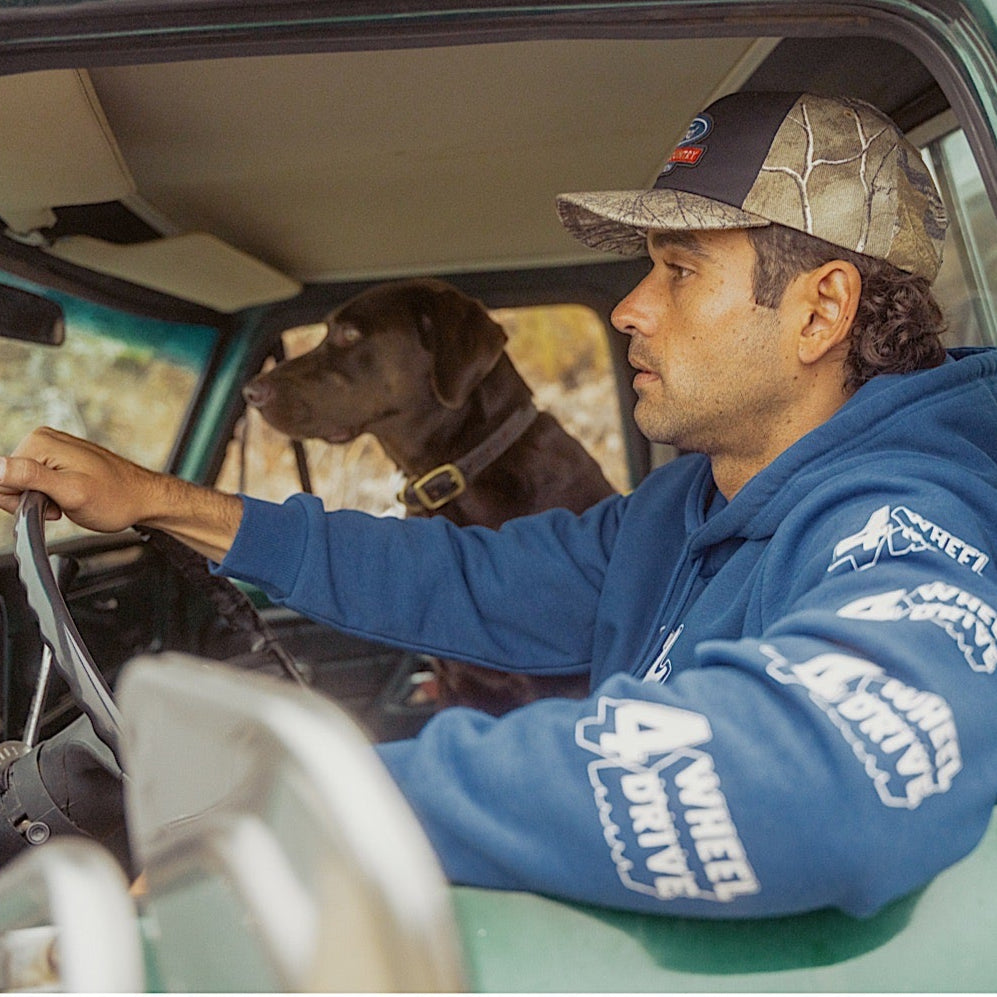 Brixton Ford Truck Country Mid Profile Snapack Cap - Burnt Rubber/Camo