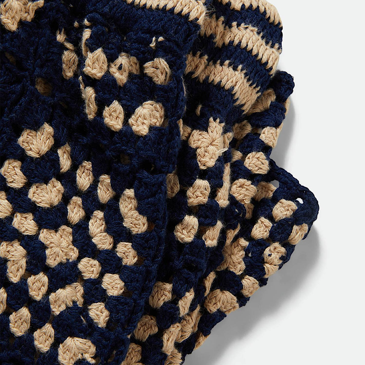 Brixton Women’s Crochet Short - Mood Indigo/Off White