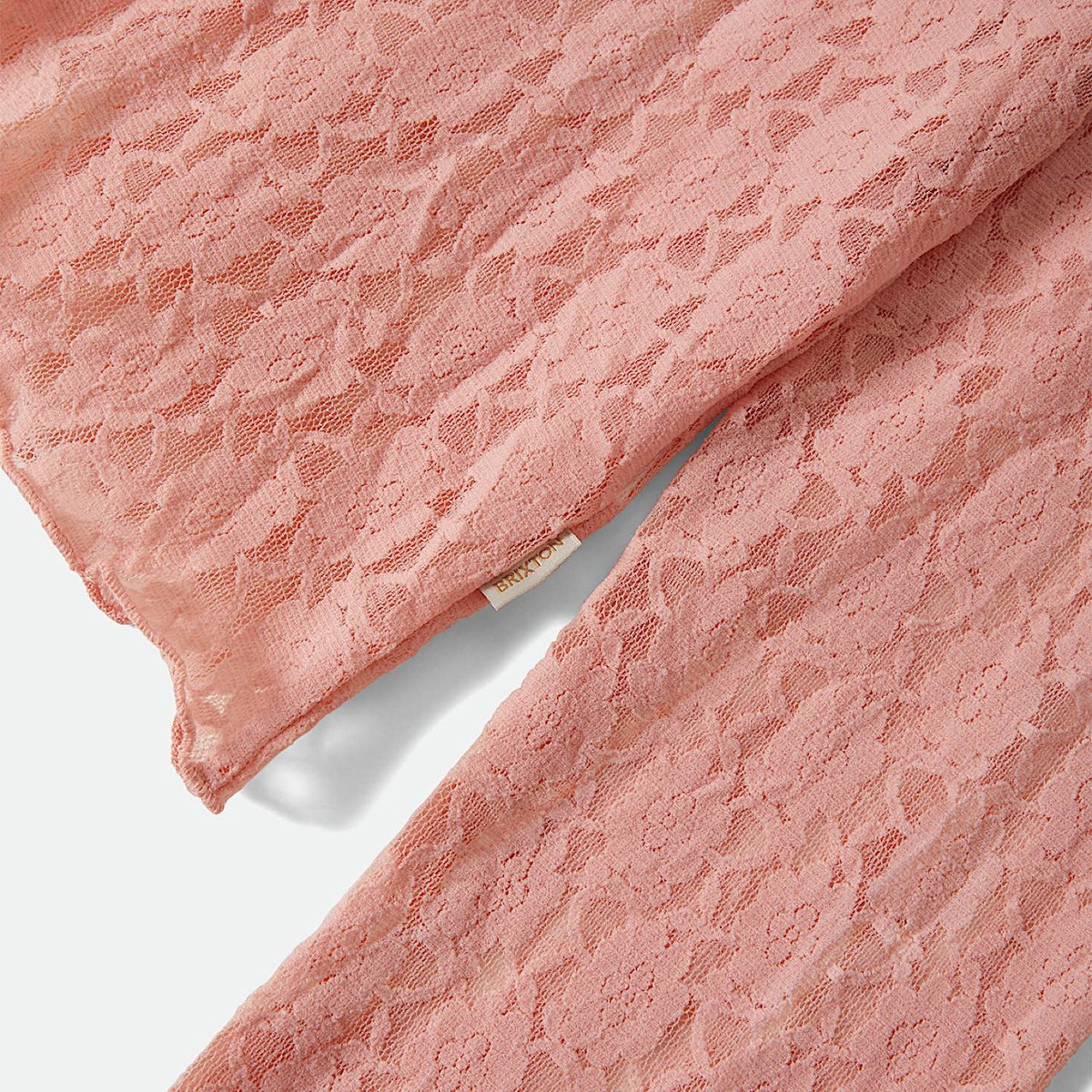 Brixton Women’s Dolly Slim Long Sleeve Knit Tee - Mellow Rose