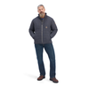 Ariat Mens Rebar Valiant Stretch Canvas Insulated Jacket- Charcoal Heather