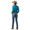 Ariat Womens R.E.A.L Mid Rise Straight Jean Everlee Irvine