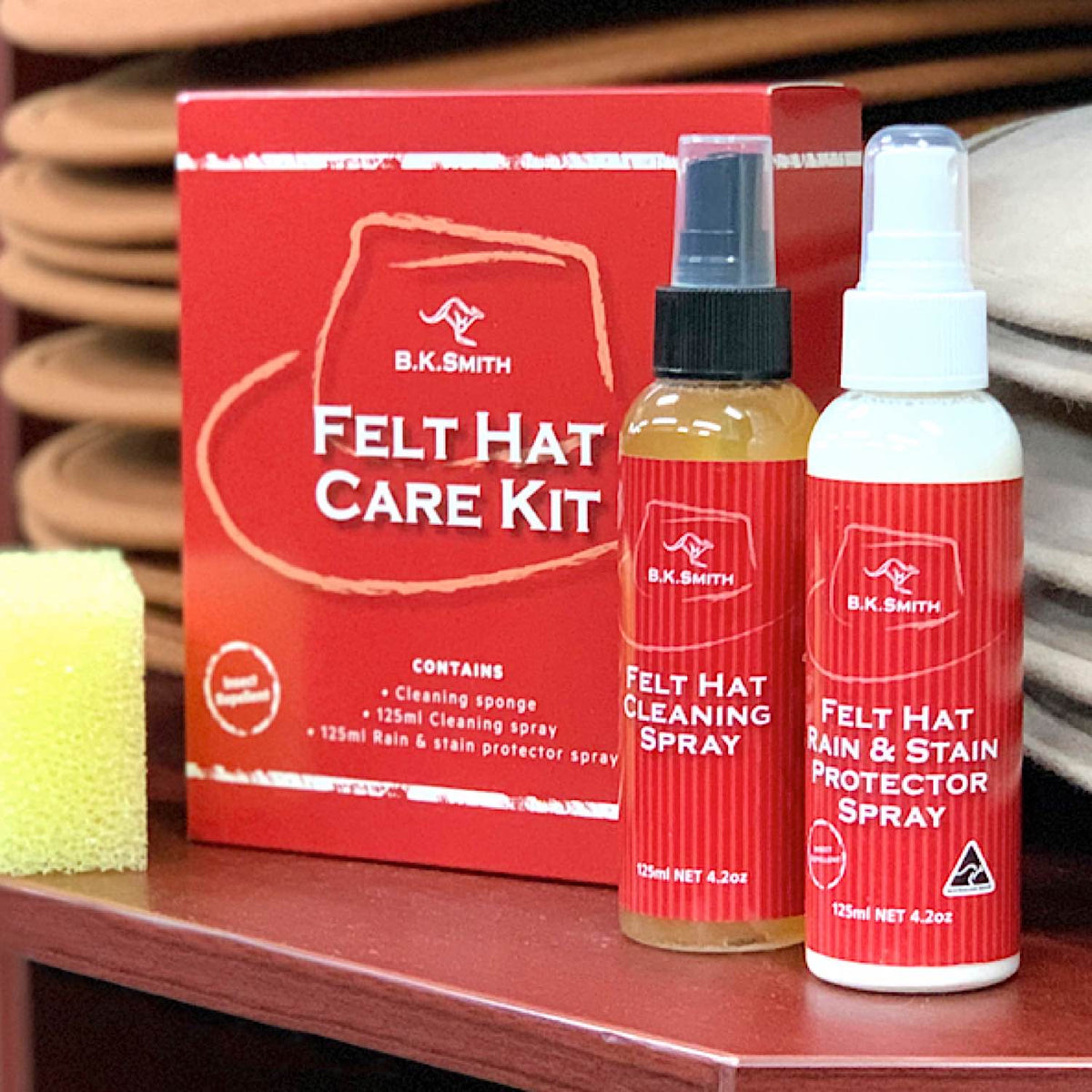 B.K. Smith Australian Made Felt Hat Care Kit