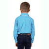 Hard Slog Kids Alonzo 1/2 Placket Long Sleeve Shirt - Blue