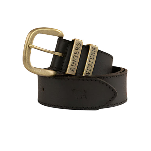 Ringers Western James Belt - Black / Gold
