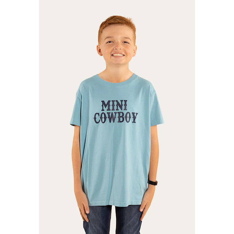 Ringers Western Kids Mini Rancher Classic Fit T-Shirt - Arctic Blue