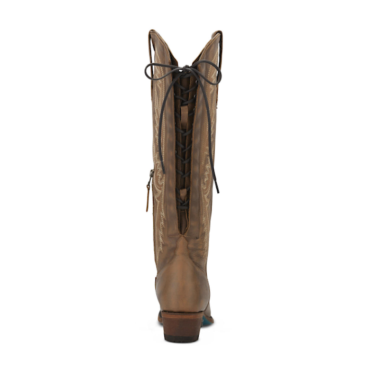 Lane Boots Monica Knee High Corset - Oiled Saddle