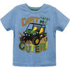 John Deere Toddler Dirt Makes Me Cuter Tee - Blue Chambray Heather