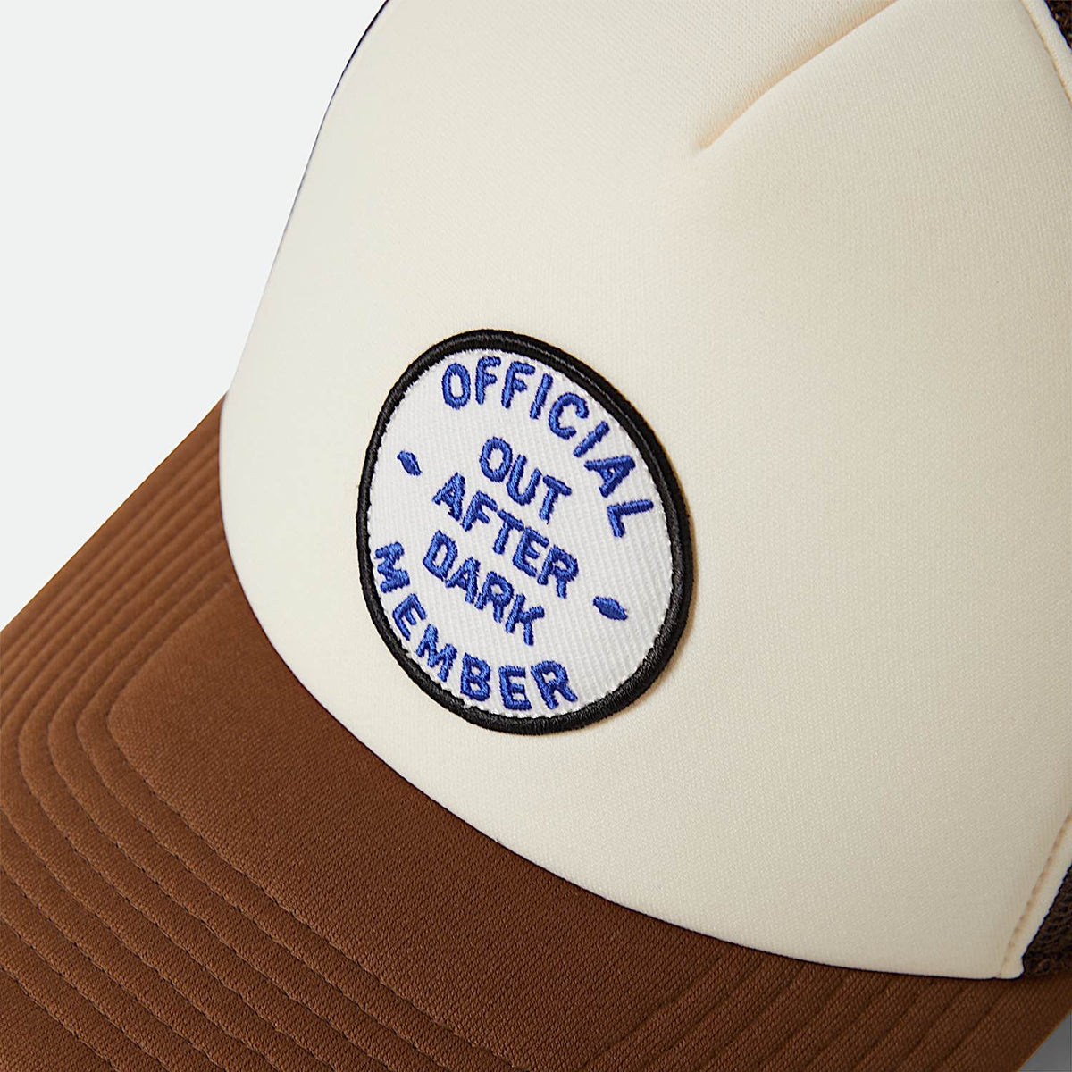 Brixton Out After Dark Net Plus High Profile Cap - Pinecone Brown/Whitecap