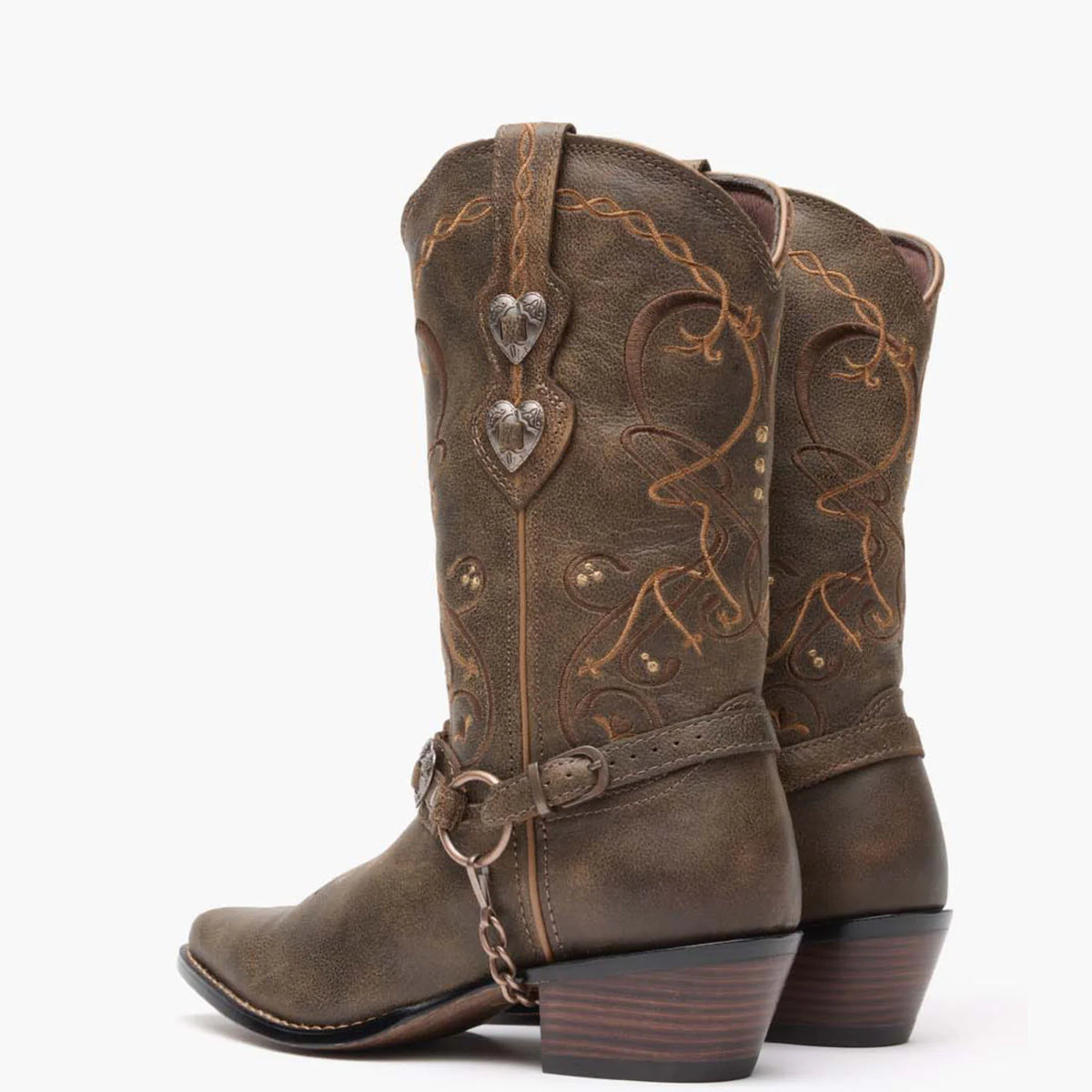 Durango Womens Crush Western Boot - Brown Heartbreaker