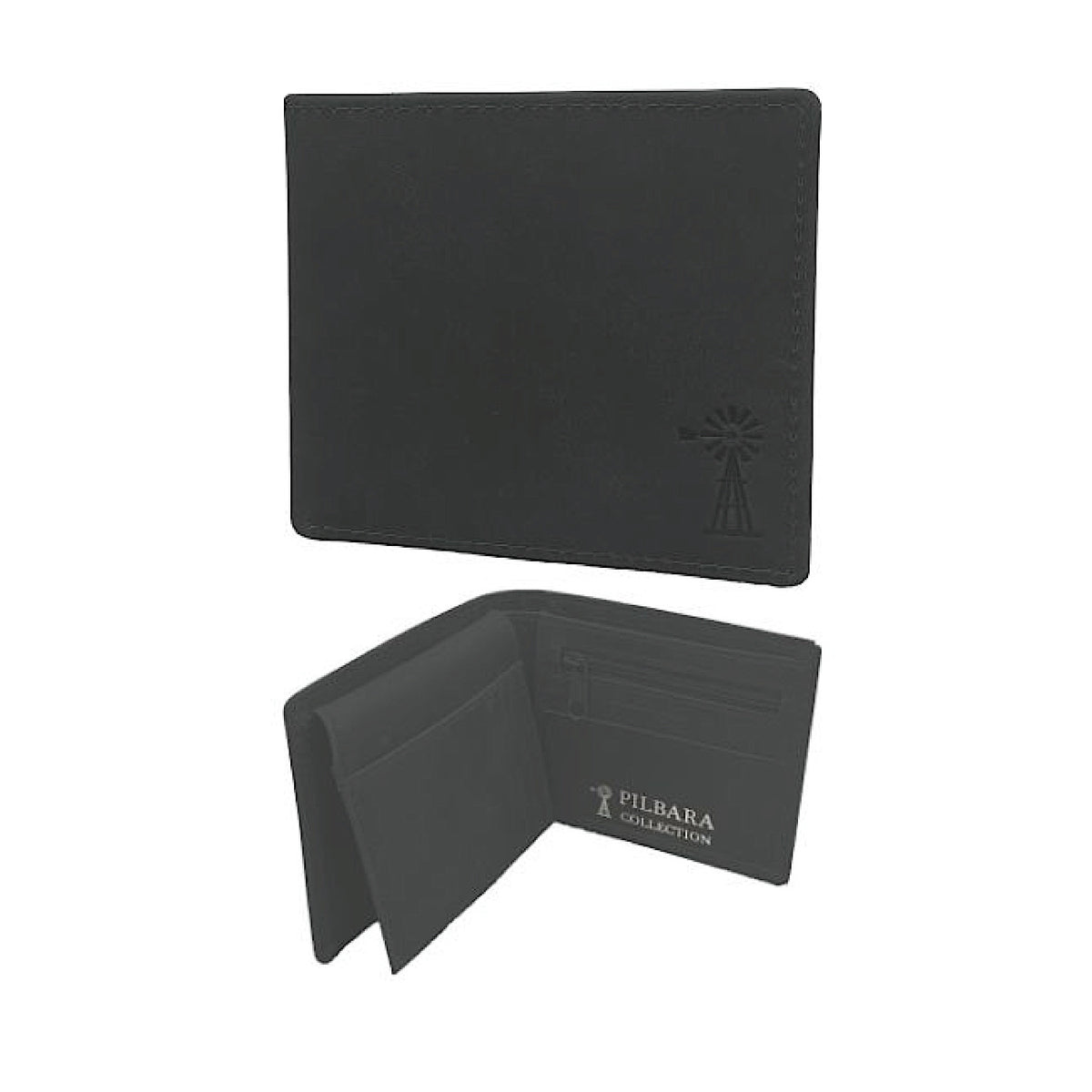 Pilbara Leather Wallet - Black