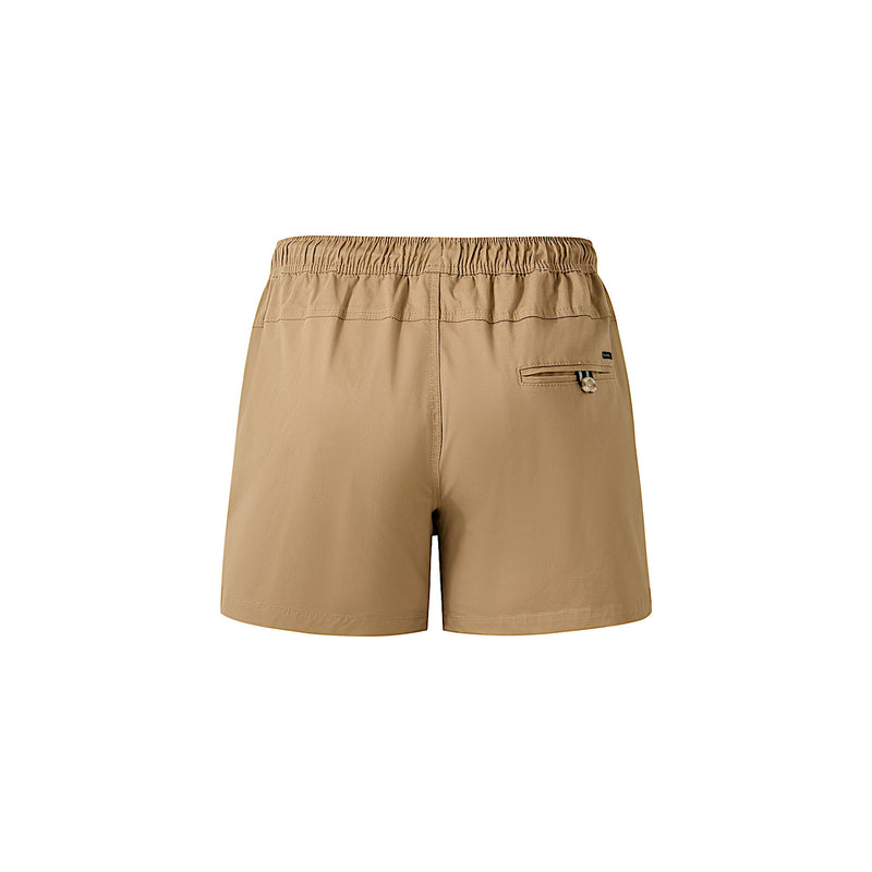 Pilbara Men’s Cotton Stretch Walk Short - Caramel