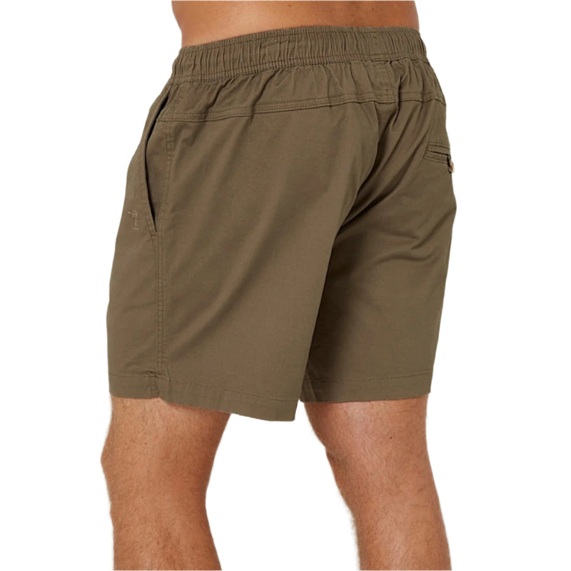 Pilbara Men’s Cotton Stretch Walk Short - Pebble