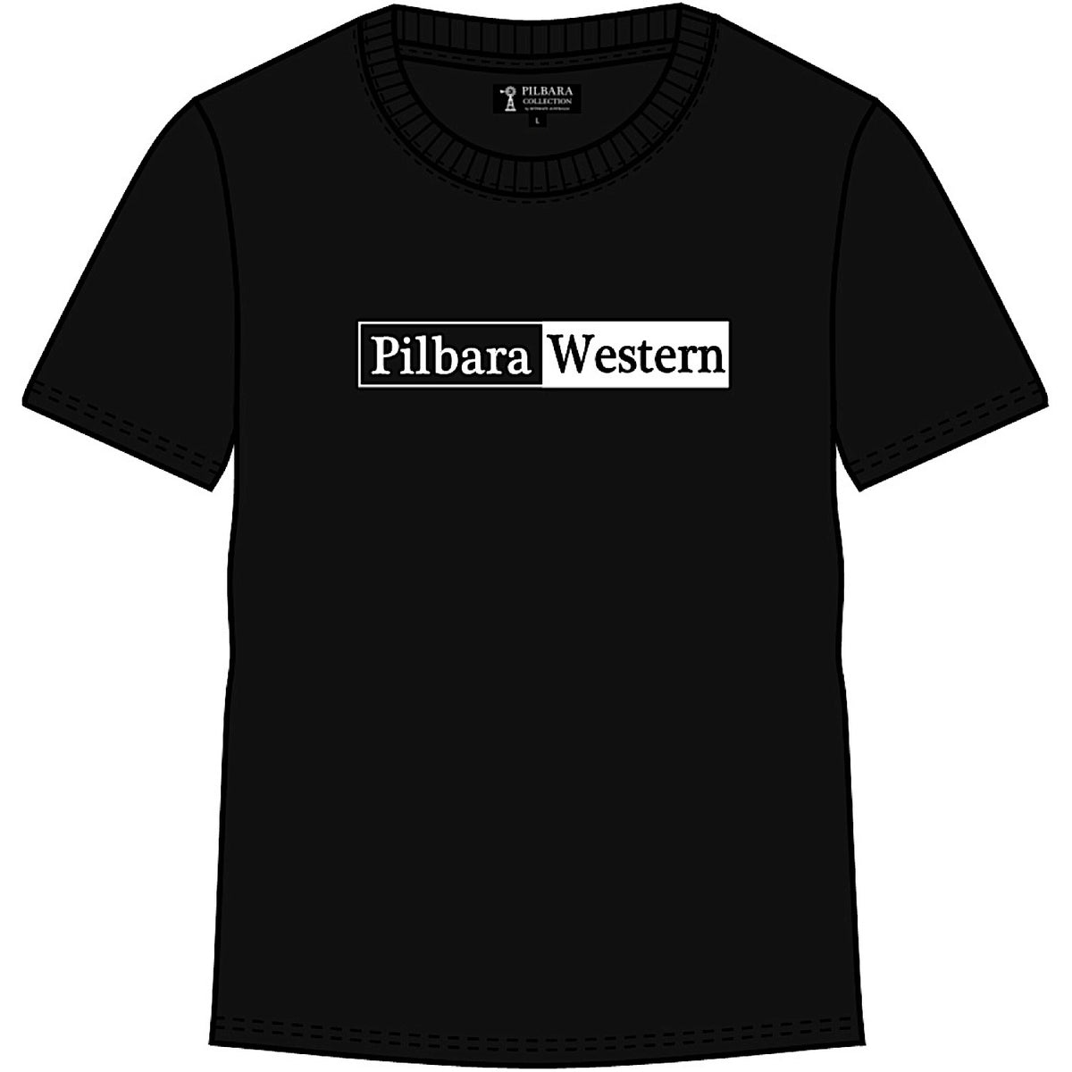 Pilbara Western Men’s Graphic T-Shirt - Black