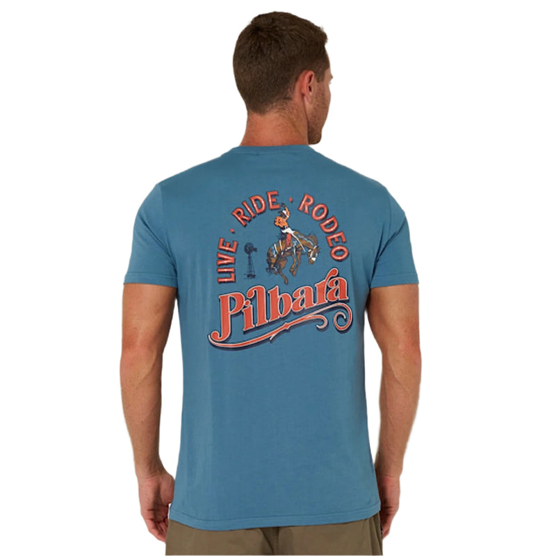 Pilbara Men’s Rodeo T-Shirt - Slate