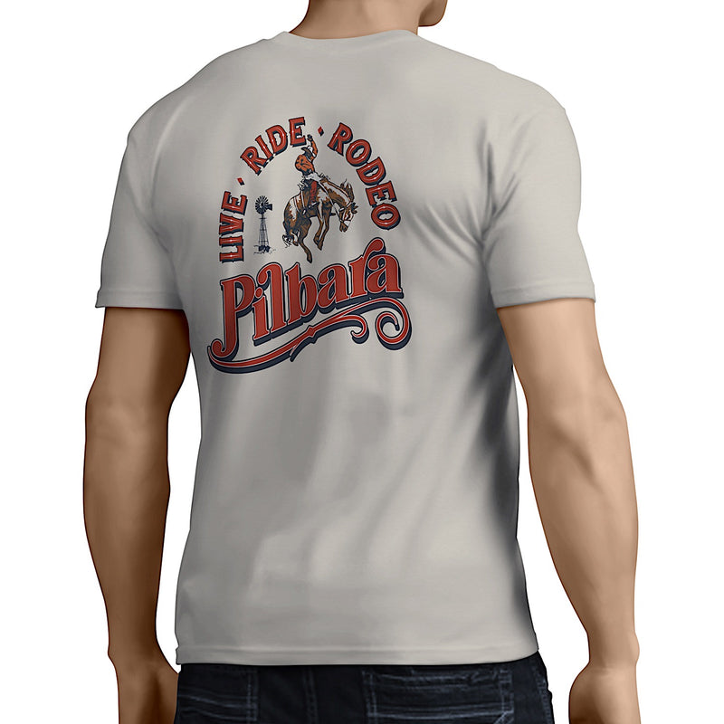 Pilbara Men’s Rodeo T-Shirt - Scour